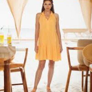 Raviya Women's V-Neck Tiered Dress Cover-Up NWT Sz S